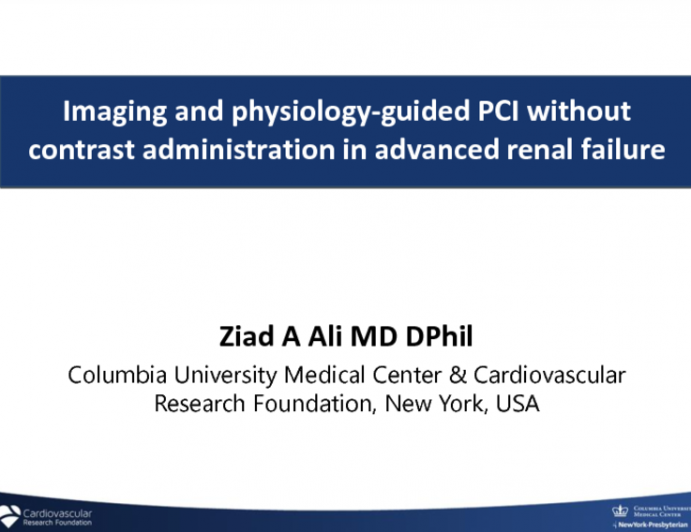 Feasibility of PCI With No Contrast