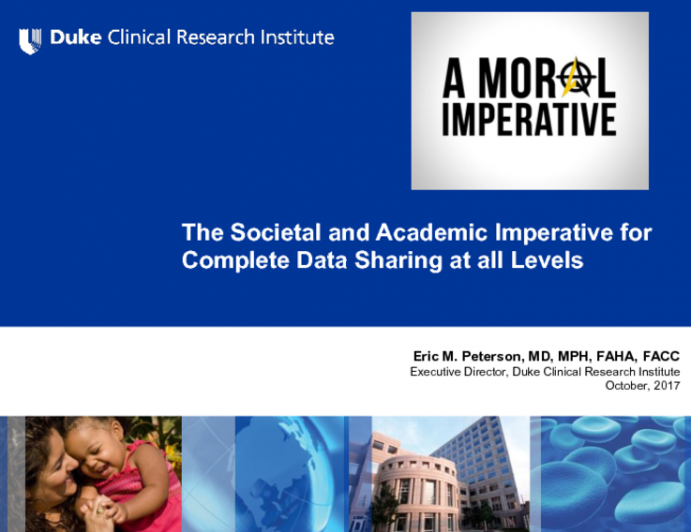 Featured Lecture: The Societal and Academic Imperative for Complete Data Sharing at all Levels