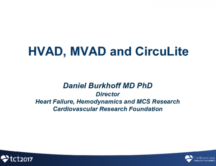 HVAD/MVAD/CircuLite Update