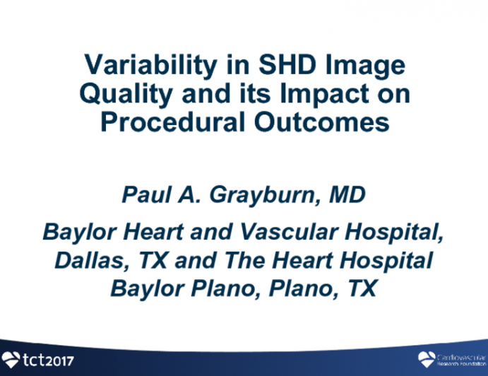 The Problem: Variability in SHD Image Quality and Its Impact on Procedural Outcomes