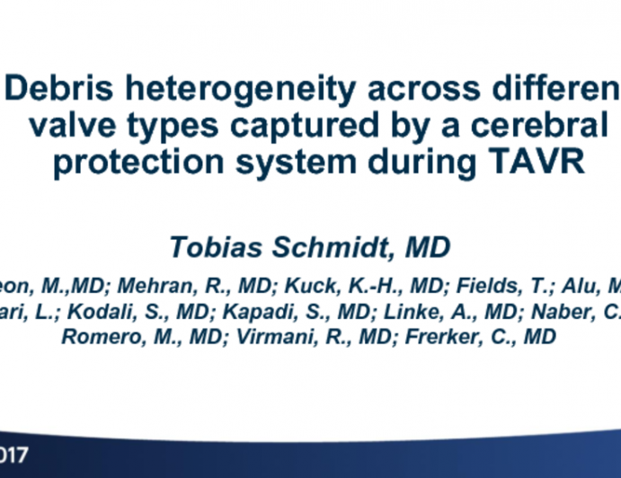 TCT 108: Debris Heterogeneity Across Different Valve Types Captured by a Cerebral Protection System During TAVR