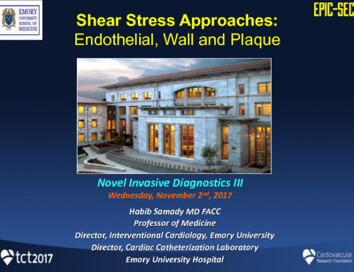 Novel Invasive Diagnostics III: Shear Stress Approaches (Endothelial, Wall, Plaque)