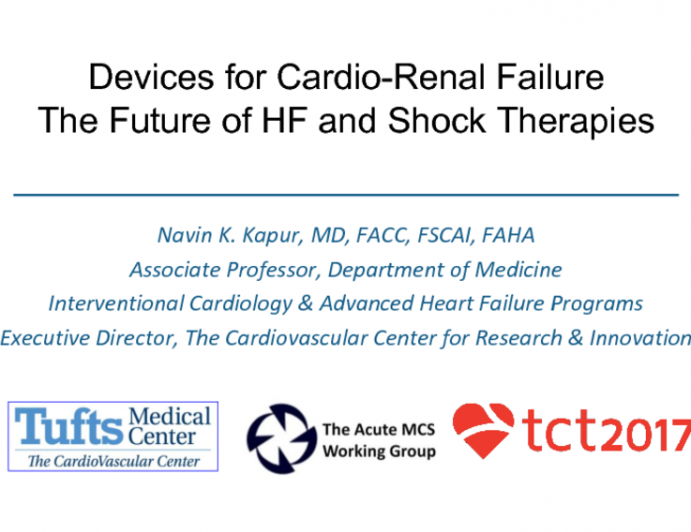 Devices for Cardio-Renal Failure: The Future of Heart Failure and Shock Therapies?