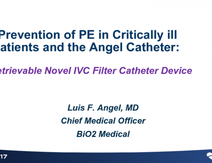 A Retrievable Novel Multi-purpose Inferior Vena Cava filter (Bio2 Medical)