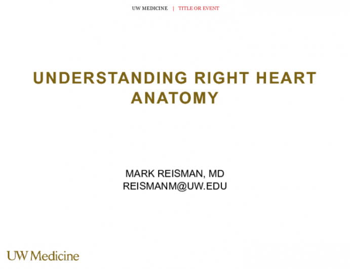 Understanding Right Heart Anatomy