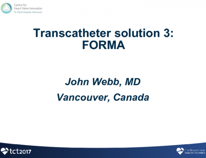 Transcatheter TR Solution 4: FORMA