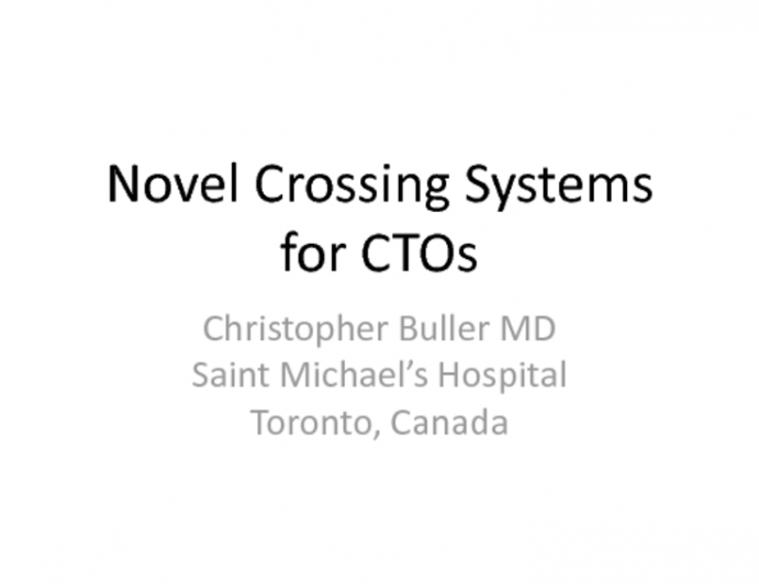 Novel Crossing System for CTO Recanalization