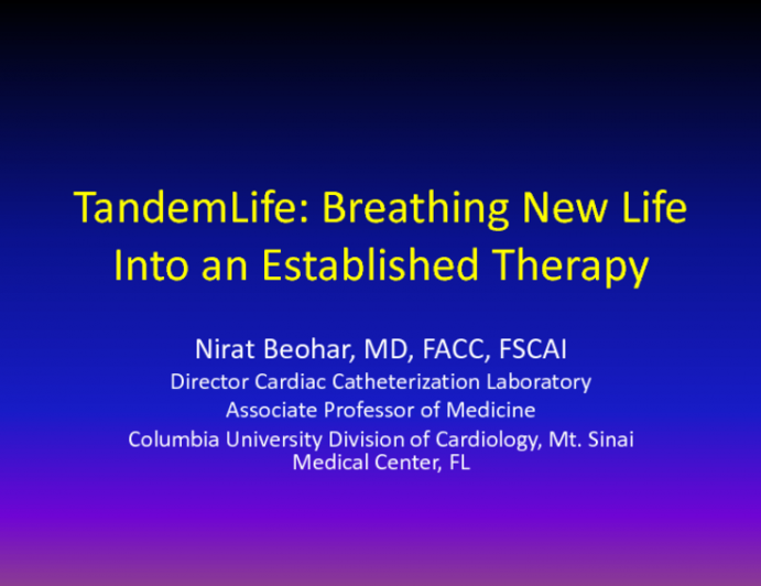 TandemLife: Breathing New Life Into an Established Therapy
