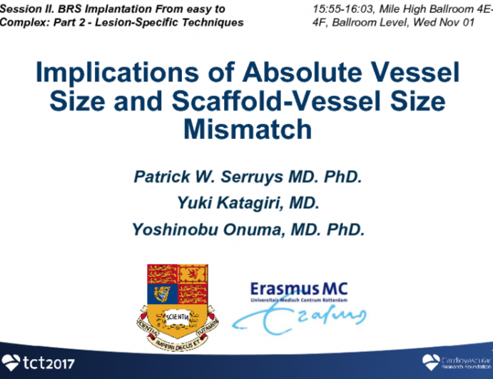 Implications of Absolute Vessel Size and Scaffold-Vessel Size Mismatch