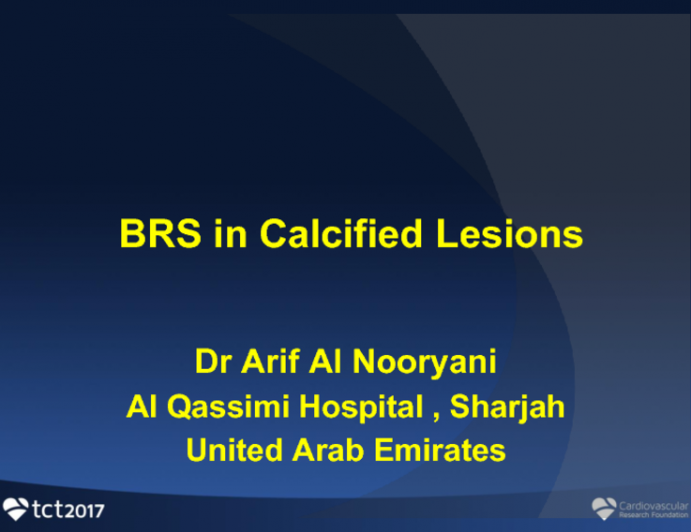 Case Presentations: BRS in Calcified Lesions