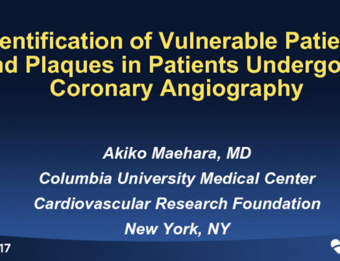 Current State-of-the-Art: Identification of Vulnerable Patients and Plaques in Patients Undergoing Coronary Angiography