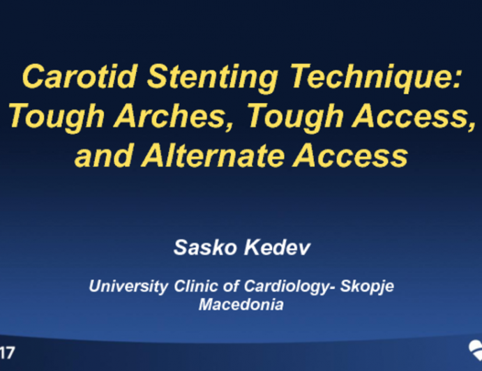 Carotid Stenting Technique: Tough Arches, Tough Access, and Alternate Access