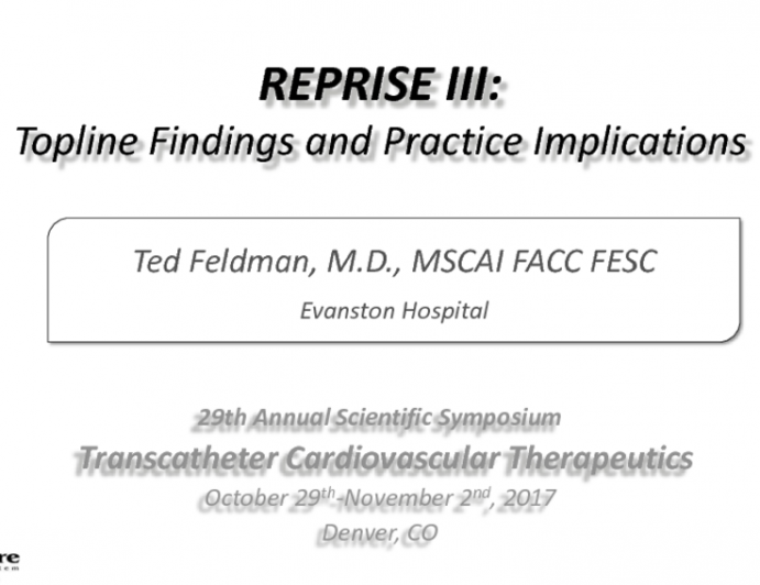 REPRISE III: Topline Findings and Practice Implications