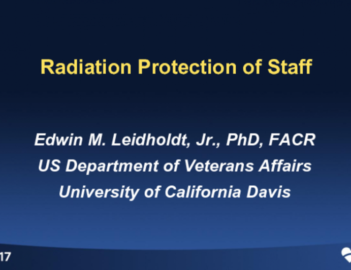 Physician and Staff Radiation Protection