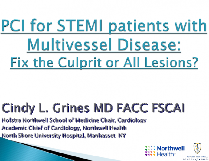 PCI for STEMI Patients With Multivessel Disease: Fix The Culprit or All  Lesions?