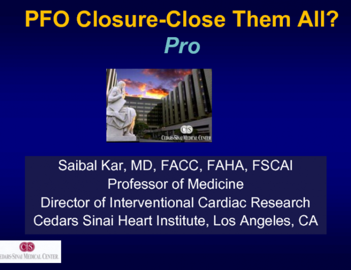PFO Closure - Close Them All?