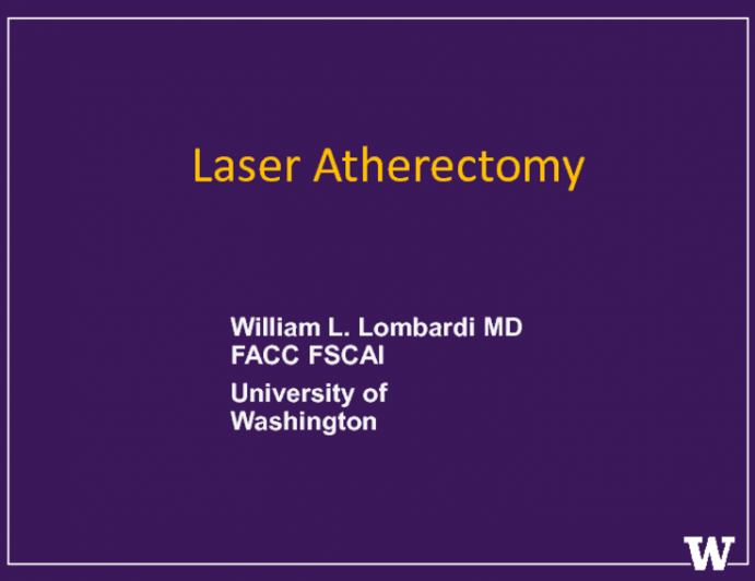 Laser Atherectomy