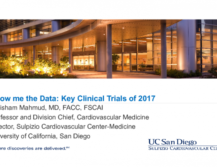 How Me The Data: Key Clinical Trials of 2017