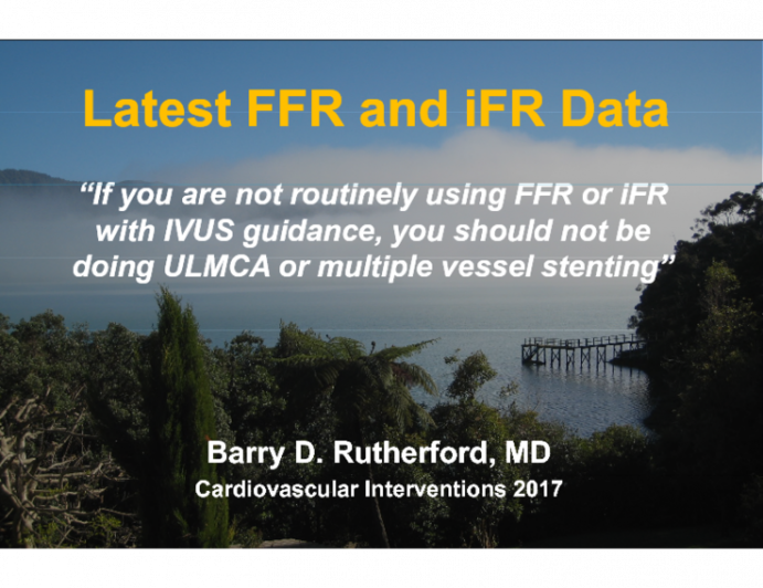 Latest FFR and iFR Data