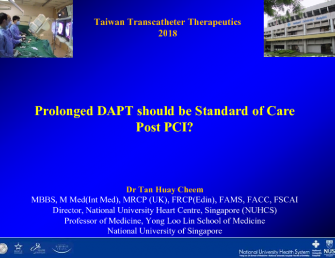 Prolonged DAPT should be Standard of Care Post PCI?