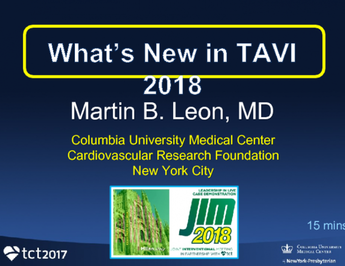 What’s New in TAVI 2018