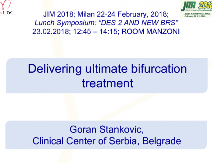 Delivering ultimate bifurcation treatment 