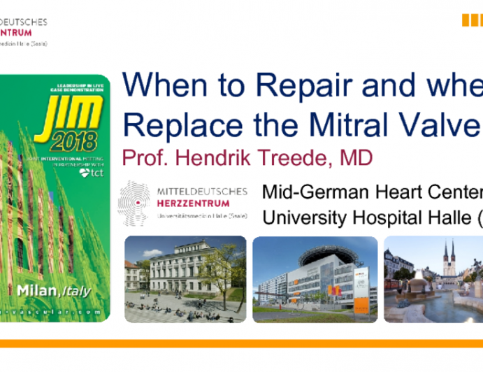 When to Repair and when to Replace the Mitral Valve ?