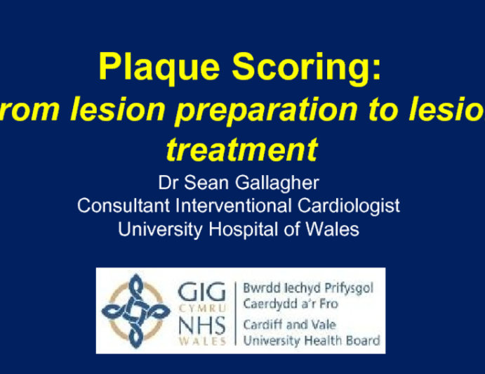 Plaque Scoring: From lesion preparation to lesion treatment