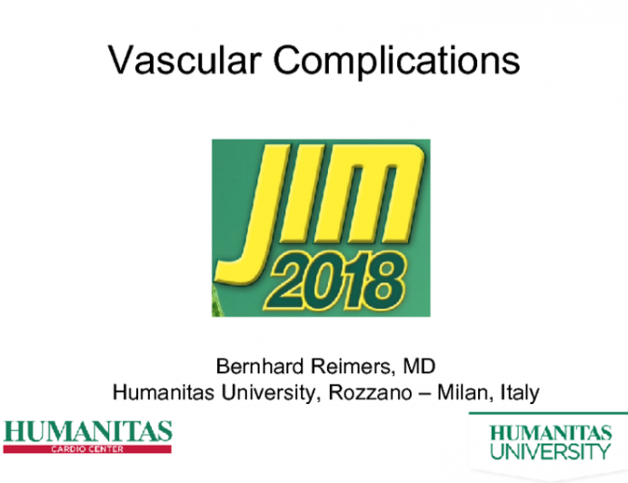 Vascular Complications