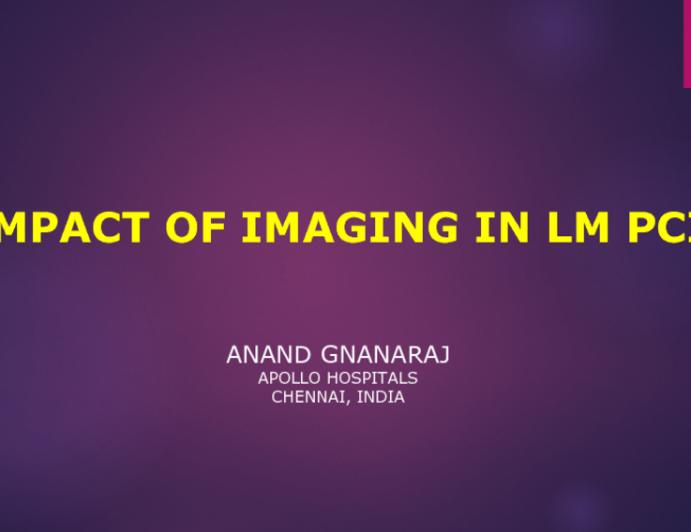 Impact of Imaging in LM PCI