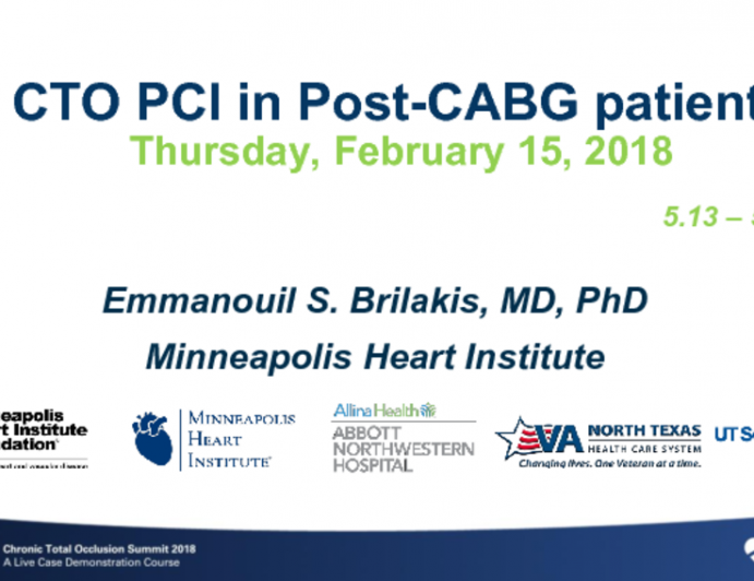 CTO PCI in Post-CABG Patients