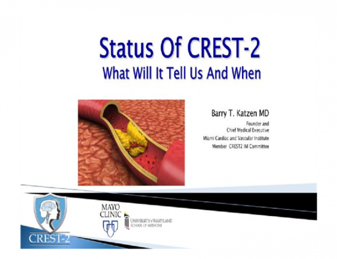 Status of CREST-2: What Will It Tell Us and When