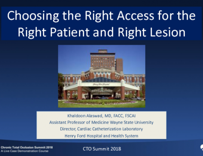 Choosing the Right Access for the Right Patient and Right Lesion