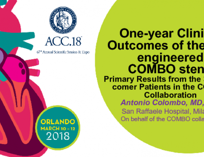 One-year Clinical Outcomes of the Bio-engineered  COMBO stent: Primary Results from the 3614 All-comer Patients in the COMBO Collaboration