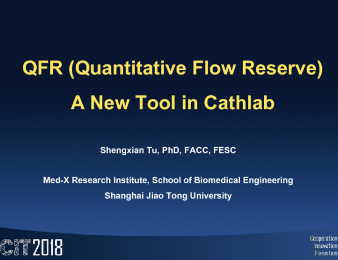 QFR (Quantitative Flow Reserve)A New Tool in Cathlab
