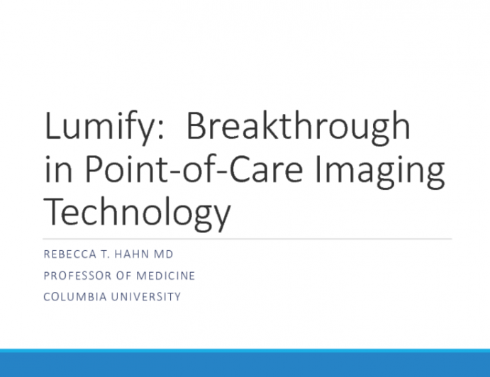 Lumify: Breakthrough in Point-of-Care Imaging Technology