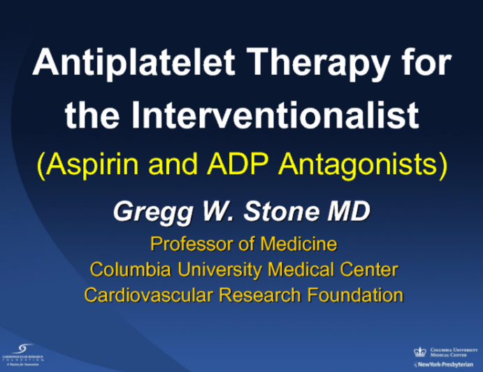 ACS Pharmacology for the Interventionalist