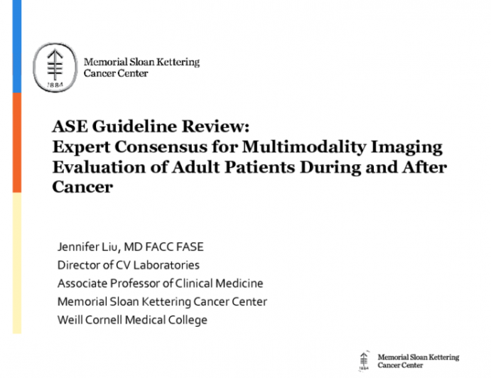 ASE Guideline Review: Expert Consensus for Multimodality Imaging Evaluation of Adult Patients During and After Cancer
