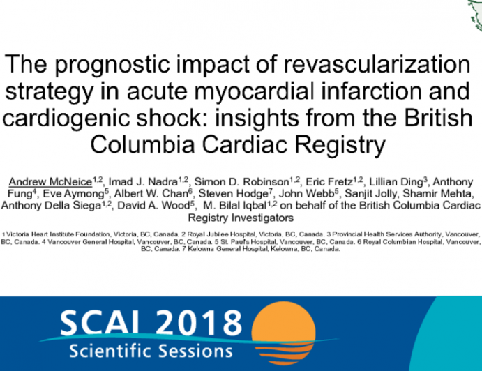 The Prognostic Impact of Revascularization Strategy in Acute Myocardial Infarction and Cardiogenic Shock