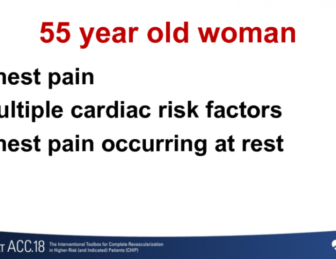 Case: 55 year old woman