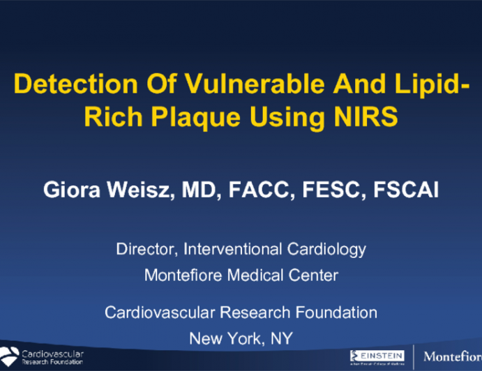 Detection Of Vulnerable And Lipid-Rich Plaque Using NIRS 