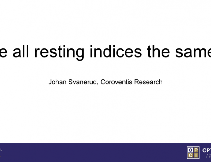 Are all Resting Indices the Same?