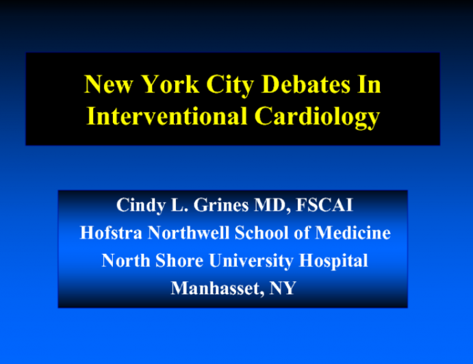 New York City Debates In Interventional Cardiology