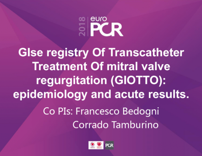 GISE Registry of Transcatheter Treatment of Mitral Valve Regurgitation (GIOTTO): Epidemiology and Acute Results