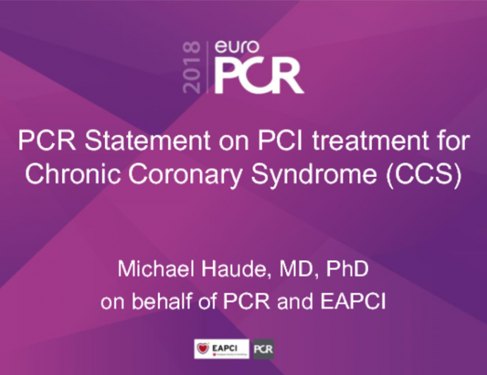 PCI Statement on PCI Treatment for Chronic Coronary Syndrome