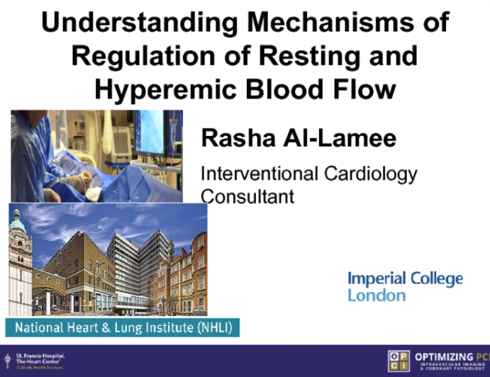 Understanding Mechanisms of Regulation of Resting and Hyperaemic Blood Flow
