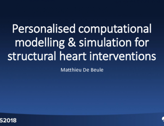Personalized Computational Modeling for Structural Heart Interventions
