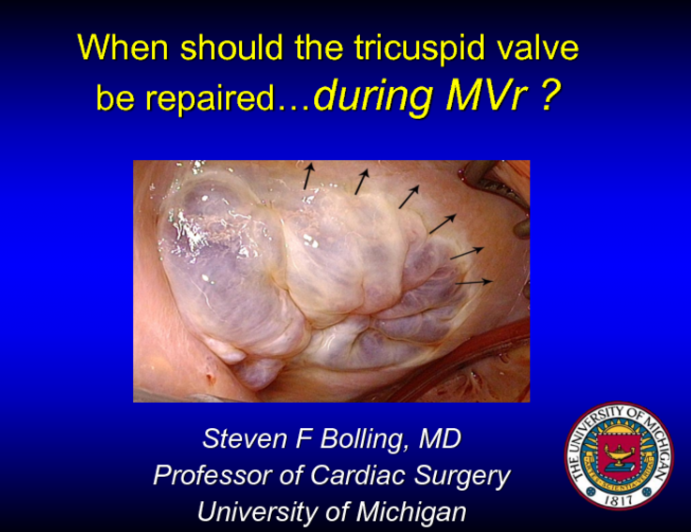 When Should the Tricuspid Valve Be Repaired During Mitral Valve Surgery?