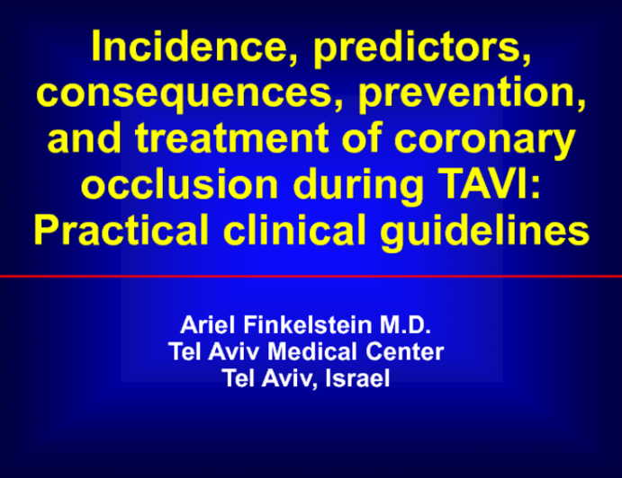 Incidence, Predictors, Consequences, Prevention, and Treatment of Coronary Occlusion During TAVR: Practical Clinical Guidelines