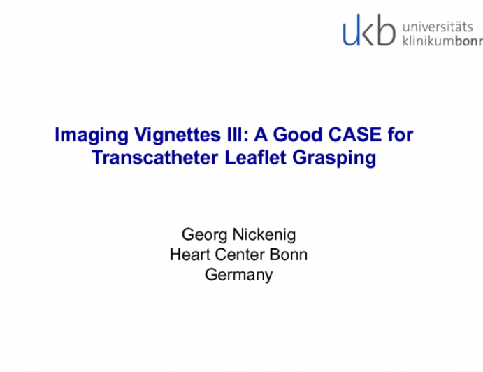 Imaging Vignettes III: A Good CASE for Transcatheter Leaflet Grasping